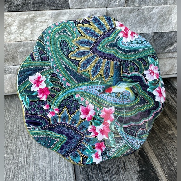 Vintage Hummingbird  Floral Cookies Biscuit Tin Box Collectible Metalware - Picture 6 of 9